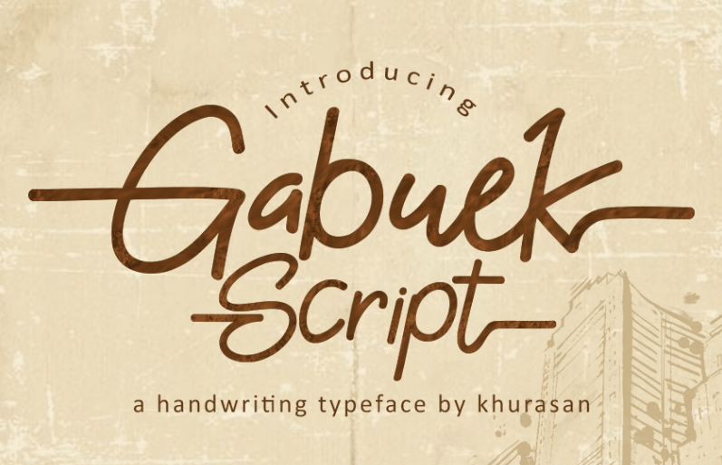 Gabuek Script Font